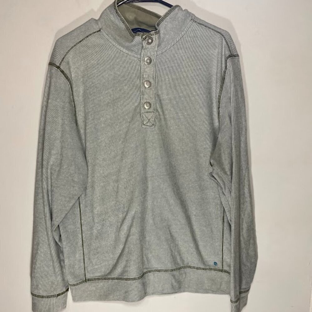 Tommy Bahama Snap Mock Pullover Sweatshirt